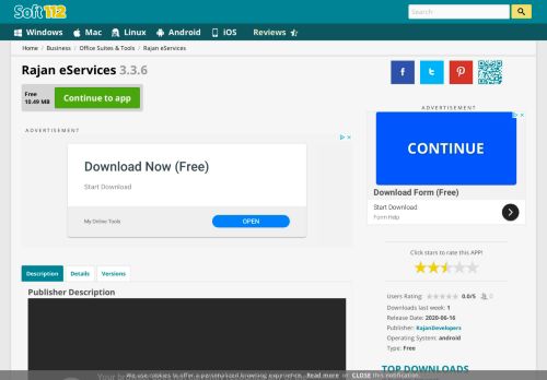 
                            9. Rajan eServices 2.0.1 Free Download