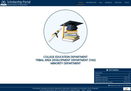 
                            13. Rajasthan Scholarship Portal