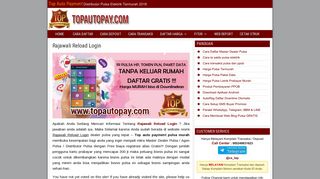 
                            10. Rajawali Reload Login - Top Auto Payment