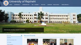 
                            1. Rajshahi University – Official Website of Rajshahi University