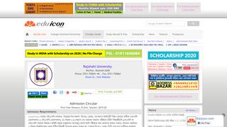 
                            10. Rajshahi University (RU) 1st year Honors Admission ... - EduIcon.com