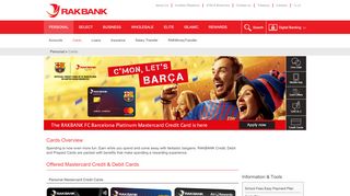 
                            3. RAKBANK Credit Cards - Personal Credit Cards Dubai, UAE