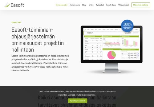 
                            2. Rakennusalan tehokkaimman toiminnanohjausjärjestelmän ... - Easoft