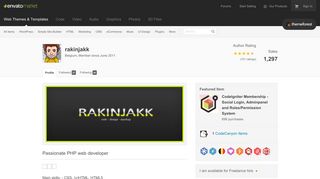 
                            8. rakinjakk's profile on ThemeForest