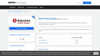 
                            6. Rakuten Global Affiliate Program - VigLink