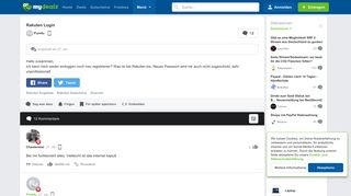 
                            9. Rakuten Login - mydealz.de