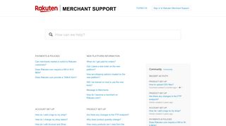 
                            6. Rakuten Merchant Support