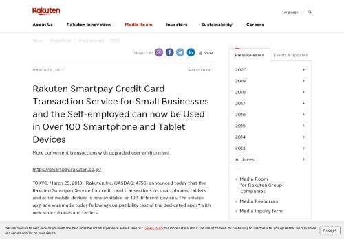 
                            12. Rakuten Smartpay Credit Card Transaction Service for Small ...