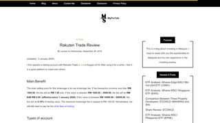 
                            9. Rakuten Trade Review: Should We Use This Brokerage? | MyFinTalk