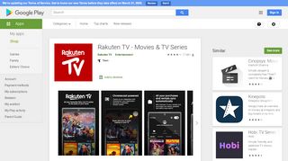 
                            8. Rakuten TV - Filme & Serien – Apps bei Google Play