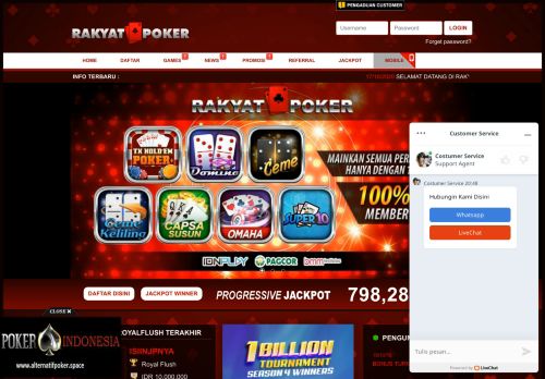 
                            6. RAKYATPOKER.COM-Link alternatif rakyat poker daftar dan login ...