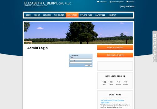 
                            5. Raleigh, NC CPA Firm | Admin Login Page | Elizabeth C. Berry CPA ...