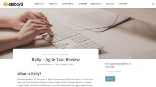 
                            6. Rally – Agile Tool Review | Elabor8