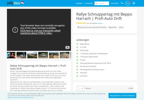 
                            12. Rallye Schnuppertag mit Beppo Harrach | Profi Auto Drift | Erlebe ...