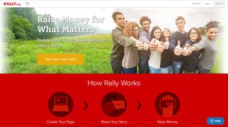 
                            9. Rally.org | Easiest Online Fundraising. Raise Money by Sharing Your ...