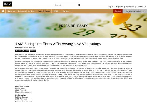 
                            10. RAM Ratings reaffirms Affin Hwang's AA3/P1 ratings