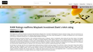 
                            7. RAM Ratings reaffirms Maybank Investment Bank's AAA rating