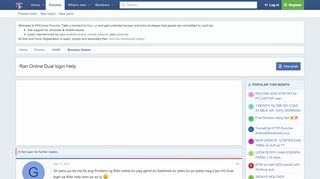 
                            7. Ran Online Dual login Help | Pinoy Internet and Technology Forums ...