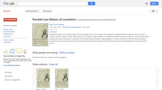 
                            5. Randall Lee Gibson of Louisiana: Confederate General and New South ...