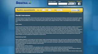 
                            4. Randki internetowe : Swatka.pl