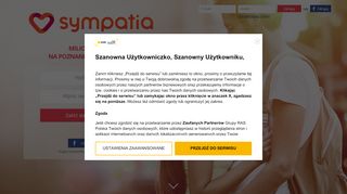 
                            1. Randki w Sympatii - Portal randkowy z milionem szans na flirt, randkę i ...