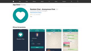 
                            11. Random Chat - Anonymous Chat on the App Store - iTunes - Apple
