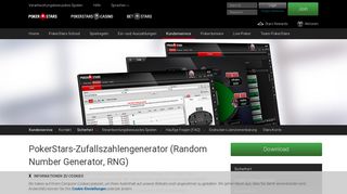 
                            2. Random Number Generator - RNG PokerStars