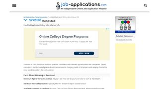 
                            10. Randstad Application, Jobs & Careers Online - Job-Applications.com