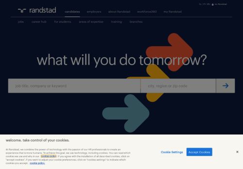 
                            3. Randstad: find the right job