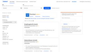 
                            11. Randstad Jobs in Wiesbaden - Februar 2019 | Indeed.com