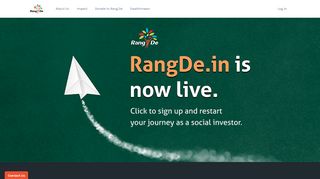 
                            2. Rang De - India's Best Crowdfunding Platform For Rural Entrepreneurs