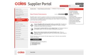 
                            11. RANGEme Product Submissions - Coles Supplier Portal