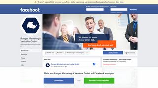 
                            6. Ranger Marketing & Vertriebs GmbH - Startseite | Facebook