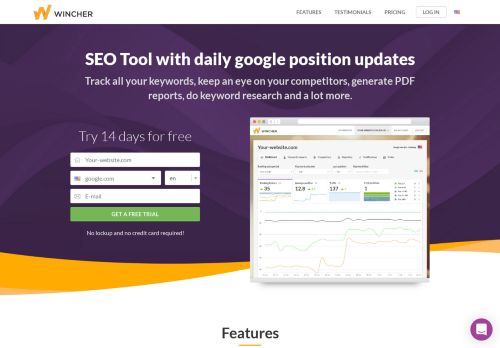 
                            6. Rank Tracker - Affordable and reliable SEO tools