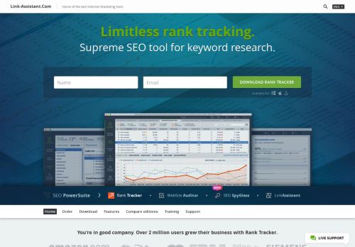 
                            3. Rank Tracker - track your search engine rankings easily!