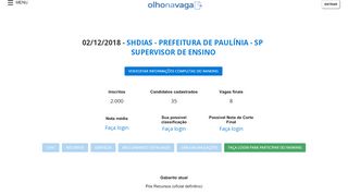 
                            5. Ranking 02/12/2018 - SHDIAS - PREFEITURA DE PAULÍNIA - SP ...