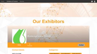 
                            10. RankingCoach GmbH - Exhibitor catalogue / OMExpo 2018, Madrid ...