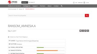 
                            9. RANSOM_AMNESIA.A - Threat Encyclopedia - Trend Micro FI