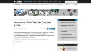 
                            9. Ransomware: Wenn Viren den Computer sperren - PC-WELT