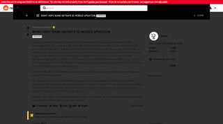 
                            9. RANT: HDFC BANK NETSAFE ID MOBILE UPDATION : india - Reddit