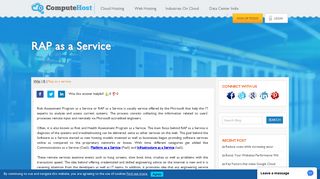 
                            9. RAP as a Service | Wiki R | ComputeHost