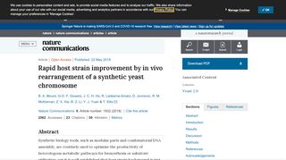 
                            11. Rapid host strain improvement by in vivo rearrangement of ...