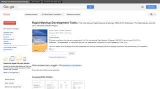 
                            11. Rapid Mashup Development Tools: First International Rapid Mashup ...