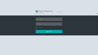 
                            4. Rapid Networks | Admin Login