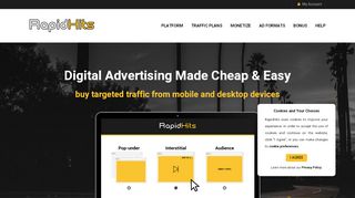 
                            6. RapidHits - Buy Traffic | Cheap Website Visitors