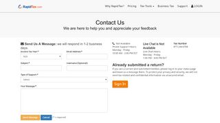 
                            5. RapidTax Customer Service, Tax Preparation | RapidTax