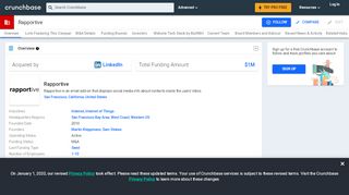 
                            8. Rapportive | Crunchbase