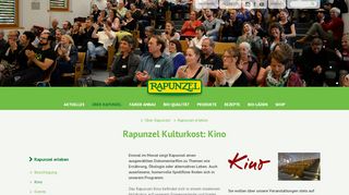 
                            12. Rapunzel Naturkost Kino / Programm in Legau