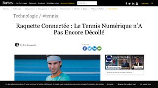 
                            11. Raquette Connectée : Le Tennis Numérique n'A Pas Encore Décollé ...