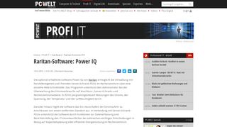 
                            8. Raritan-Software: Power IQ - PC-WELT